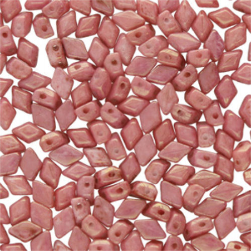 Mini Gem Duo 6mm x 4mm - GD6403000-15495 - Chalk Red Terracota