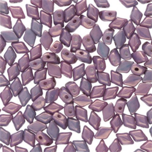 Mini Gem Duo 6mm x 4mm - GD6403000-15726 - Chalk Lila Vega Luster
