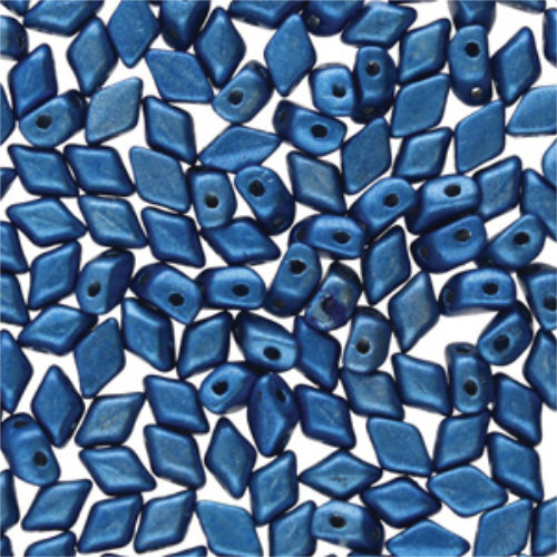 Mini Gem Duo 6mm x 4mm - GD6423980-24203 - Metalust Crown Blue