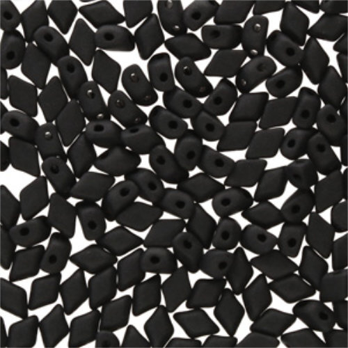 Mini Gem Duo 6mm x 4mm - GD6423980-84110 - Matte Jet