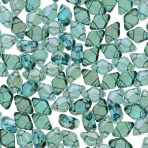 Mini Gem Duo 6mm x 4mm - GD6460020-22901 - Aqua Clarit