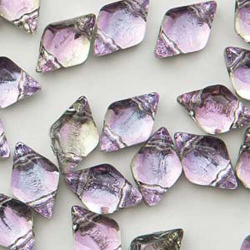 Gem Duo 8mm x 5mm - GD8500030-26536 - Backlit Pink Mist