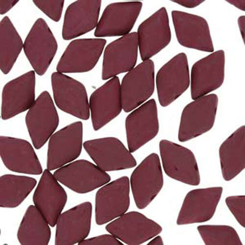 Gem Duo 8mm x 5mm - GD8502010-29528 - Matte Velvet Maroon