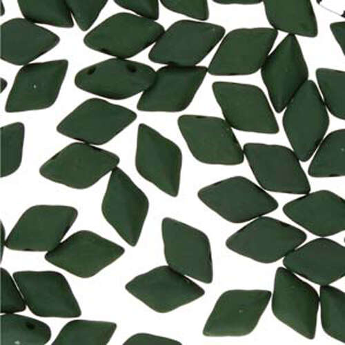 Gem Duo 8mm x 5mm - GD8502010-29542 - Matte Velvet Forrest Green