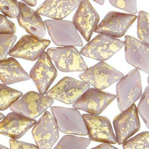 Gem Duo 8mm x 5mm - GD8523020-94401 - Purple Gold Splash