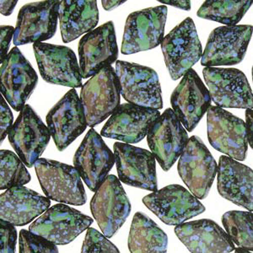 Gem Duo 8mm x 5mm - GD8523980-24404 - Jet Blue Confetti