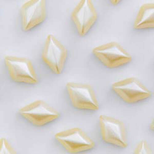 Gem Duo 8mm x 5mm - GD8525110 - Pastel Light Cream