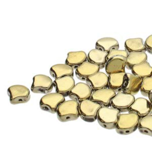 Ginko Leaf 7.5mm x 7.5mm - GNK8700030-26440 - Polished Brass