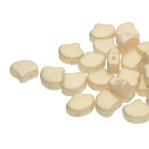 Ginko Leaf 7.5mm x 7.5mm - GNK8702010-29704 - Chatoyant Shimmer Dutch White