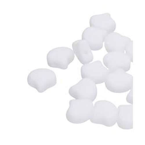 Ginko Leaf 7.5mm x 7.5mm - GNK8703000 - Opaque Chalk