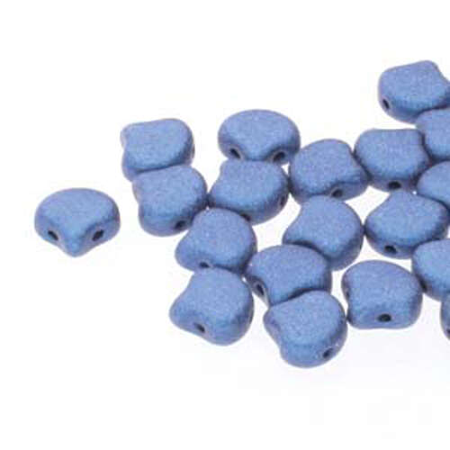 Ginko Leaf 7.5mm x 7.5mm - GNK8723980-79031 - Metallic Suede Blue
