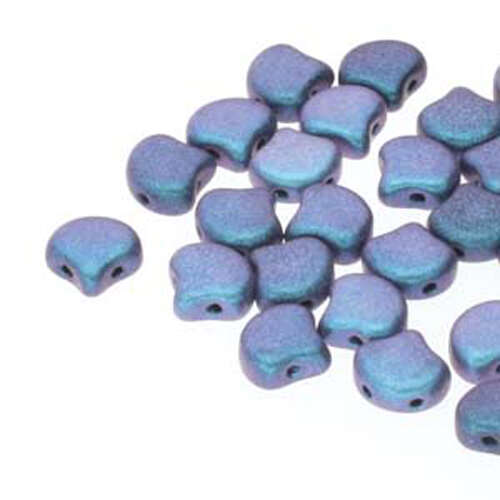 Ginko Leaf 7.5mm x 7.5mm - GNK8723980-94105 - Polychrome Blueberry