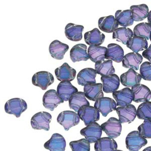 Ginko Leaf 7.5mm x 7.5mm - GNK8730010-26536 - Backlit Violet Ice