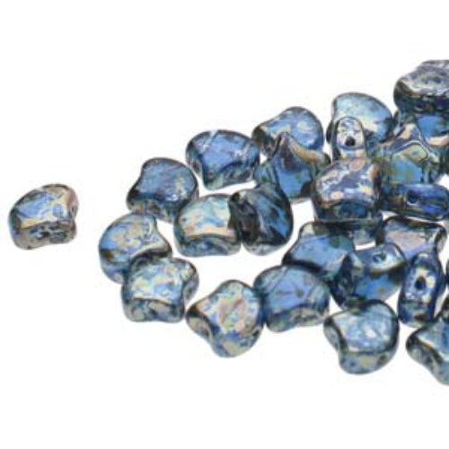 Ginko Leaf 7.5mm x 7.5mm - GNK8730060-43500 - Sapphire Rembrandt