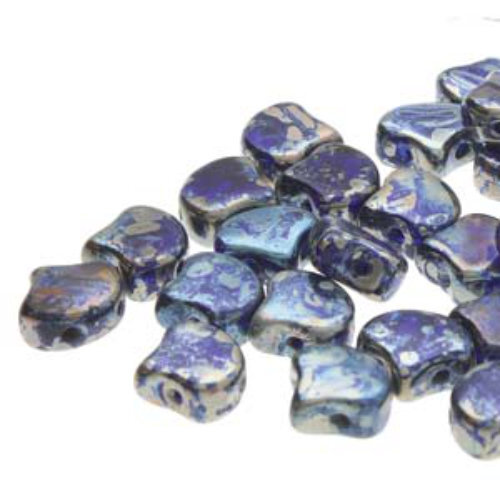 Ginko Leaf 7.5mm x 7.5mm - GNK8730090-43500 - Cobalt Rembrandt