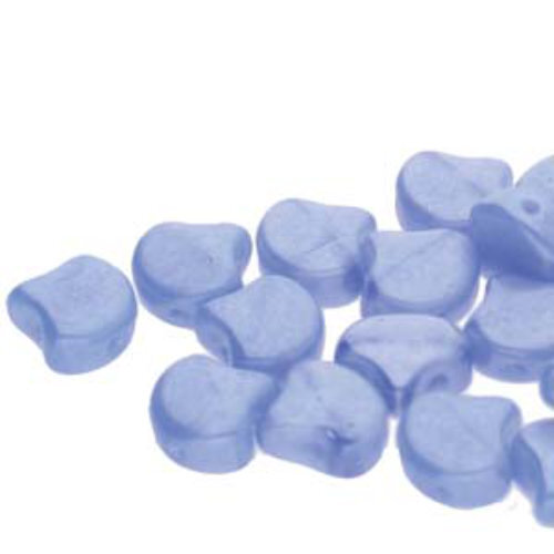 Ginko Leaf 7.5mm x 7.5mm - GNK8731010-14400 - Opal Blue White Luster