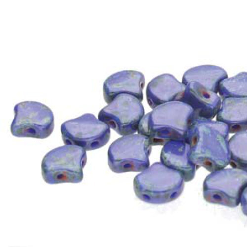 Ginko Leaf 7.5mm x 7.5mm - GNK8733050-86800 - Royal Travertine Blue