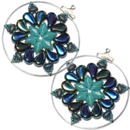 Hoop-Star Earrings