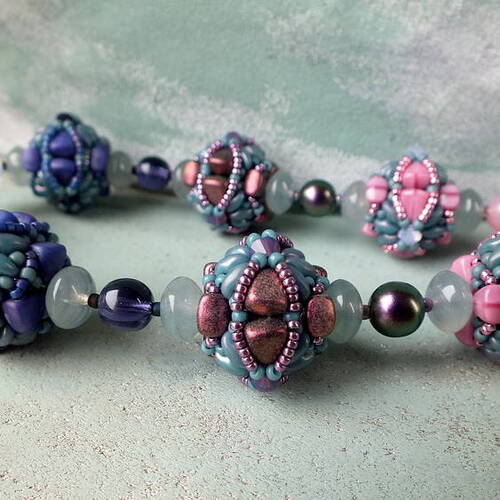 Iris Beaded Bead