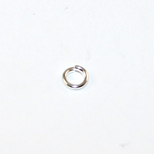 4mm x 0.8mm 304 Stainless Steel Jump Ring - Silver