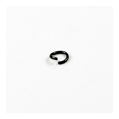6mm Round Jump Rings - Brass Base - Gunmetal