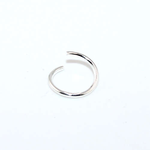 10mm x 1mm Copper Jump Ring - Silver