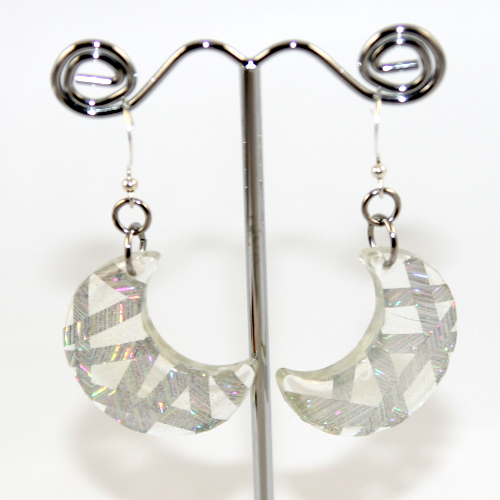 Holographic Resin Earrings