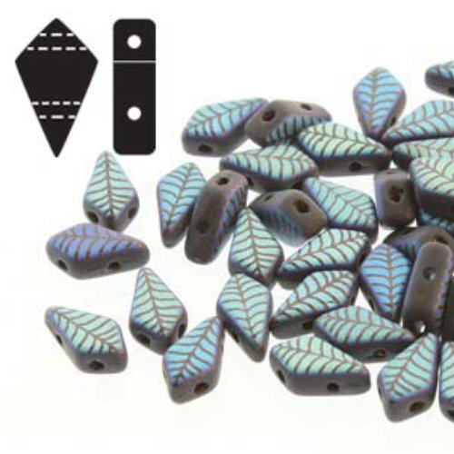 Kite 9mm x 5mm - KT9523980-28773LA - Matte Jet Laser Leaf