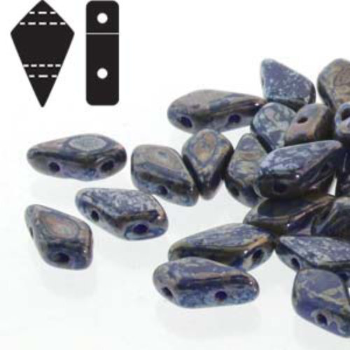 Kite 9mm x 5mm - KT9533050-43400 - Royal Blue Picasso