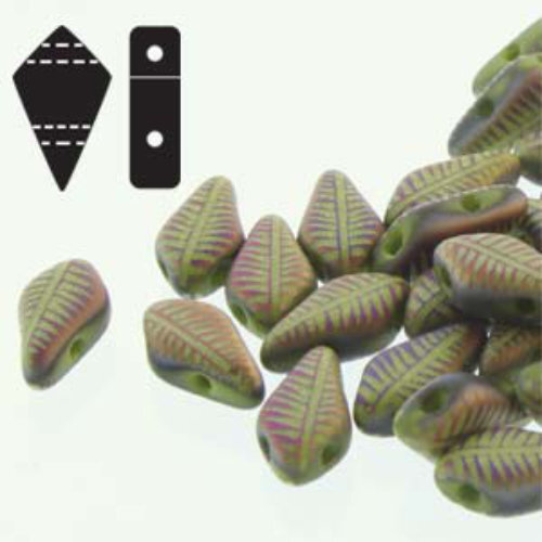 Kite 9mm x 5mm - KT9553410-29573F - Matte Wasabi Laser Feather