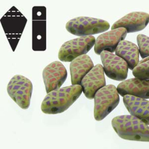 Kite 9mm x 5mm - KT9553410-29573SS - Matte Wasabi Laser Snakeskin