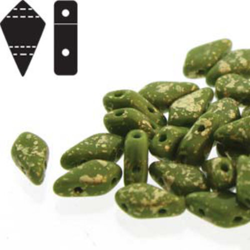 Kite 9mm x 5mm - KT9553410-94401 - Wasabi Gold Splash