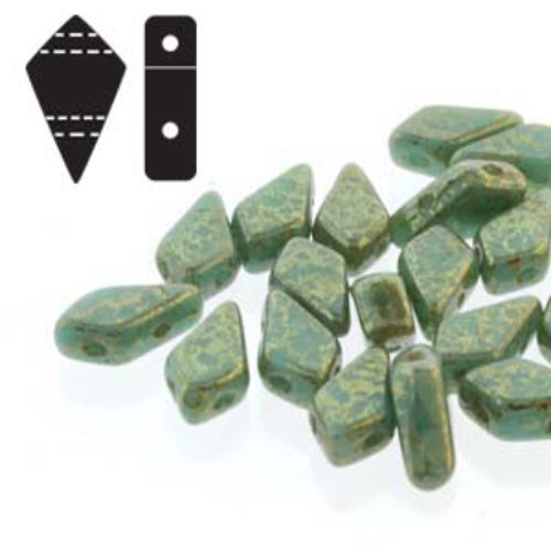 Kite 9mm x 5mm - KT9563120-15495 - Turquoise Green Luminous