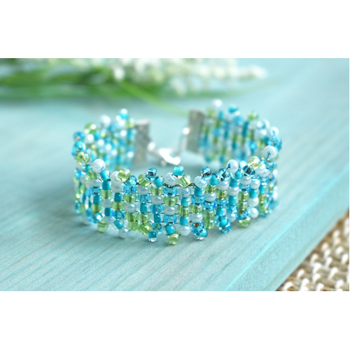 Loom Bracelet with Picot Edge