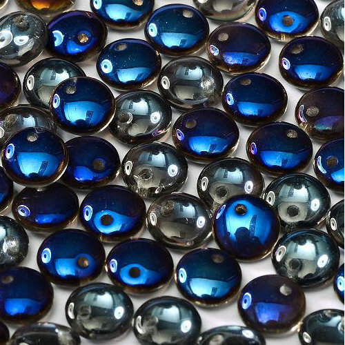 Lentil Bead 6mm x 3mm - 1 Hole - Crystal Azuro - LEN6-00030-22201