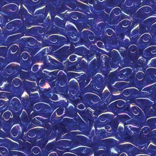Miyuki 7mm Long Magatama Bead - LMA-261 - Transparent Sapphire AB