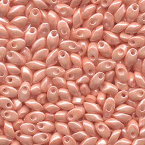 Miyuki 7mm Long Magatama Bead - LMA-429 - Opaque Salmon