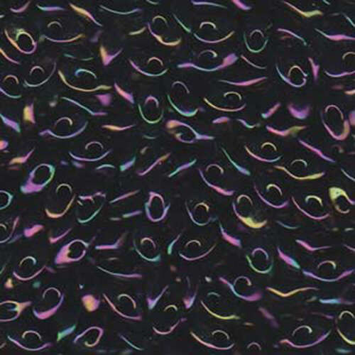 Miyuki 7mm Long Magatama Bead - LMA-454 - Metallic Dark Plum Iris