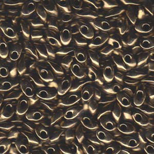 Miyuki 7mm Long Magatama Bead - LMA-457 - Metallic Dark Bronze