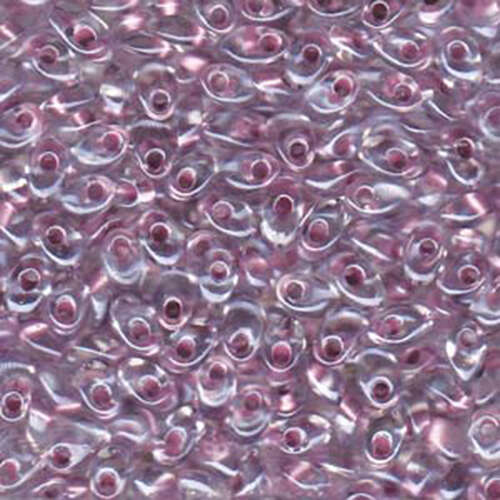 Miyuki 7mm Long Magatama Bead - LMA-1523 - Sparkle Orchid Lined Crystal