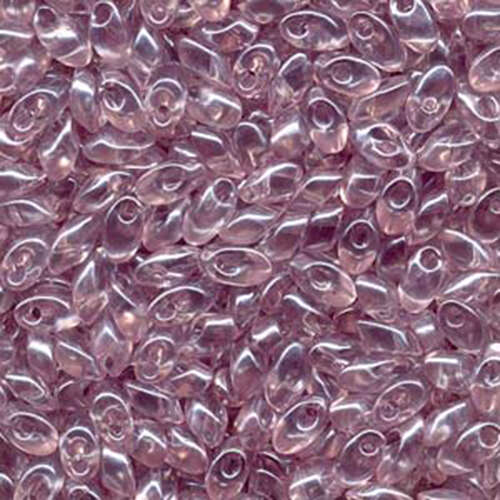 Miyuki 7mm Long Magatama Bead - LMA-3503 - Transparent Light Lilac