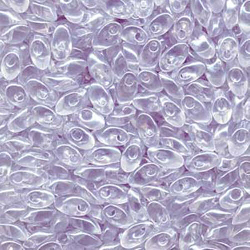 Miyuki 7mm Long Magatama Bead - LMA-3506 - Transparent Light Sky Blue