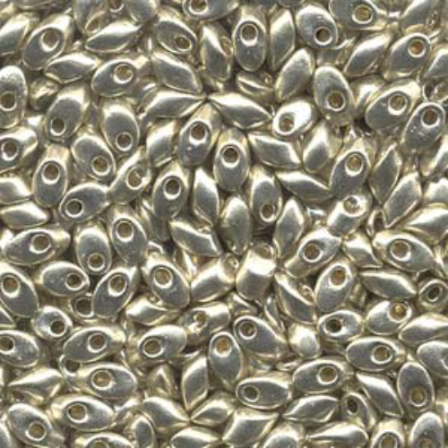 Miyuki 7mm Long Magatama Bead - LMA-4201 - Galvanized Silver