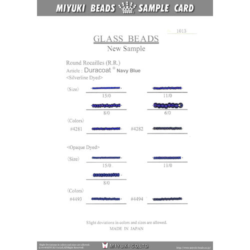 Duracoat® Navy Blue Colour Chart
