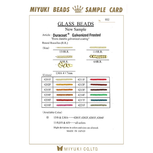 Duracoat® Galvanized Dyed Frost Colour Chart