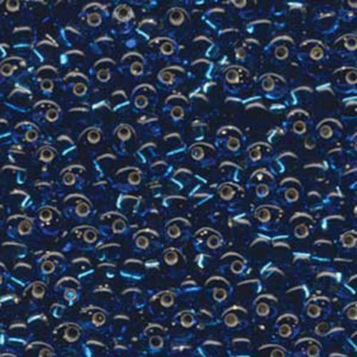 Miyuki 4mm Magatama Bead - MA4-25 - Silver Lined Capri Blue