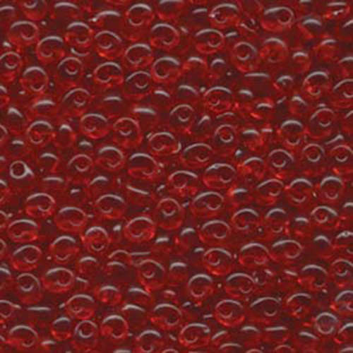 Miyuki 4mm Magatama Bead - MA4-141 - Transparent Ruby