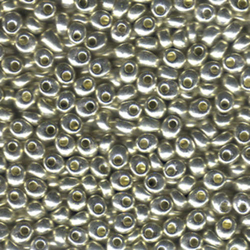 Miyuki 4mm Magatama Bead - MA4-1051 - Metallic Silver