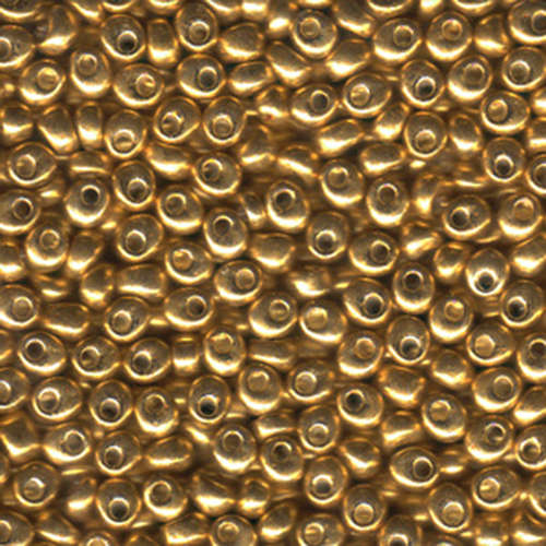 Miyuki 4mm Magatama Bead - MA4-1053 - Metallic Gold