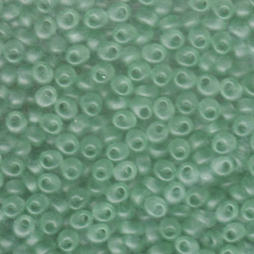 Miyuki 4mm Magatama Bead - MA4-2104F - Matte Transparent Pale Green